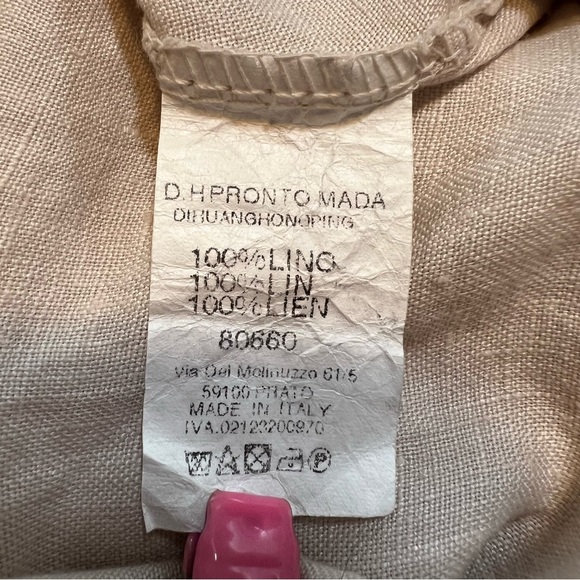 Lin Bohème Linen Lagenlook Jumper Smock Apron Pinafore Tunic Dress Oversized O/S - Picture 13 of 16